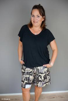 Preview: Denim Jeans Agnes Abstrakt Schwarz/Grautöne von Swafing